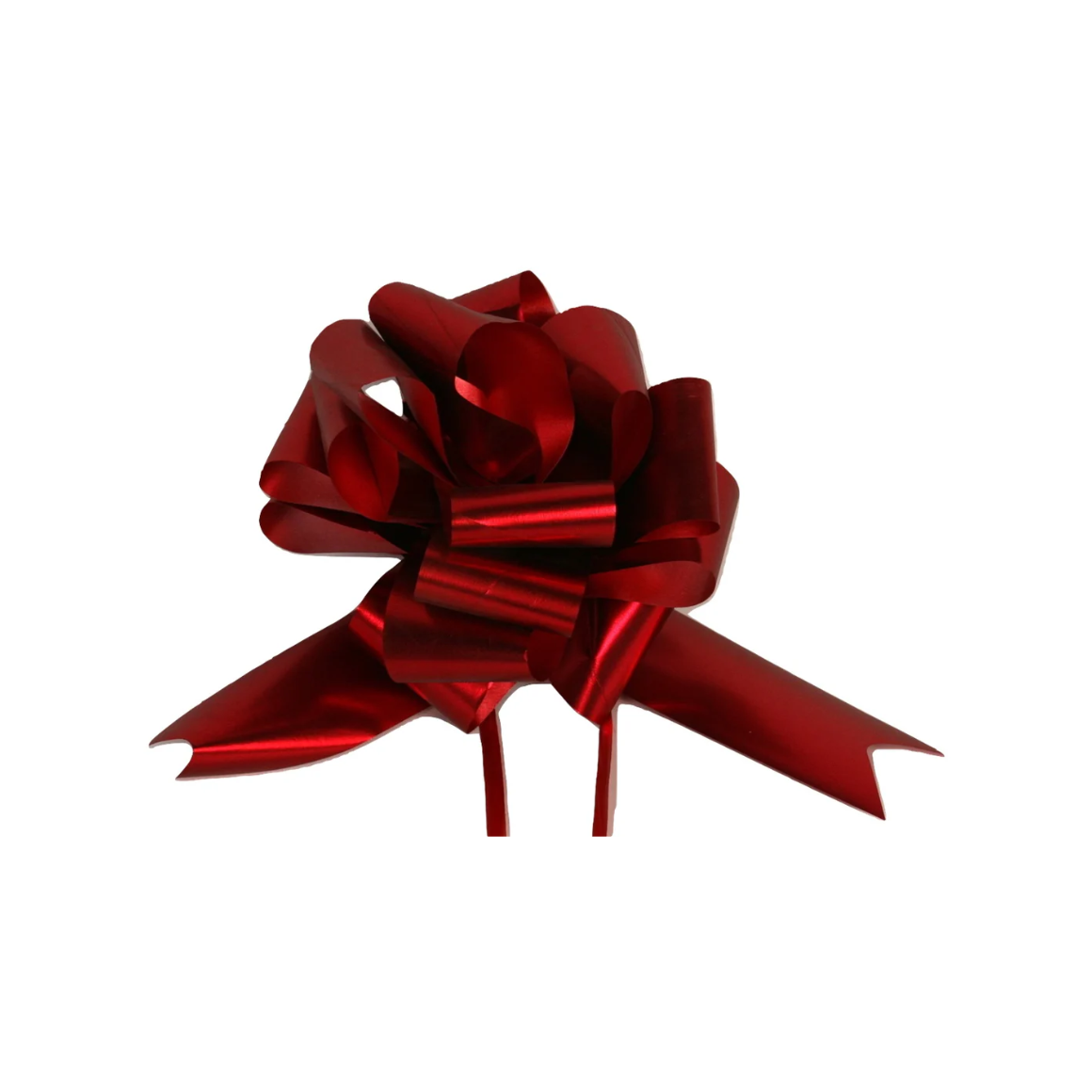 BOW POMPOM RED 48MM X50